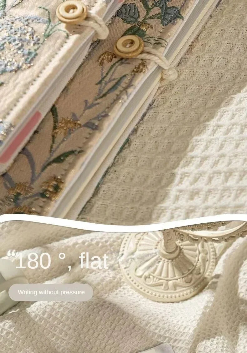 A6/A5 Book Retro Art High Value Exquisite Handheld Tent Small Personalized Creative Handheld Tent Gifts Flower pattern