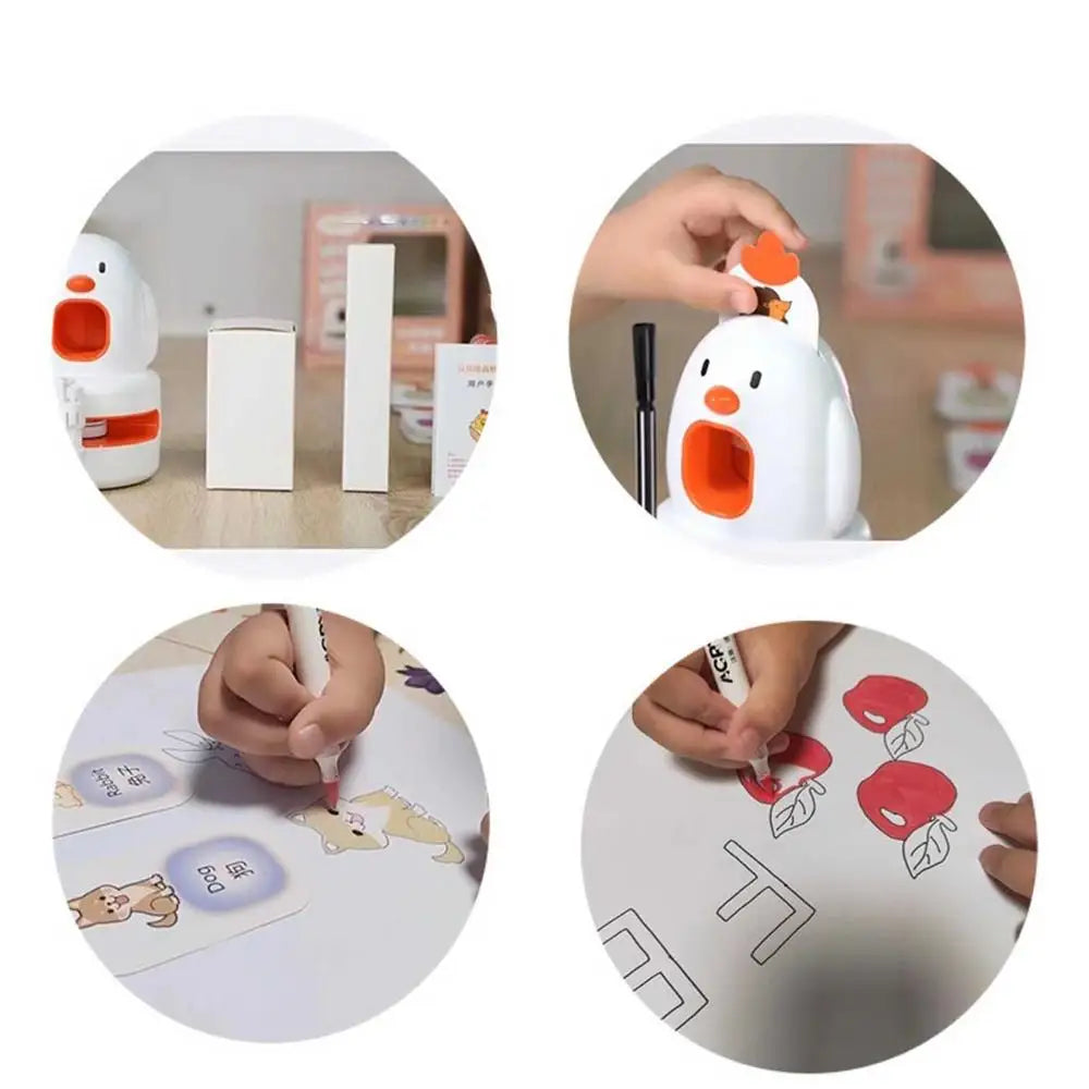 Drawing Robot For Kids Playtime Drawing Robot Educational Robot Drawer Toy Preschool Drawing Toy Includes 130 Drawing Cards