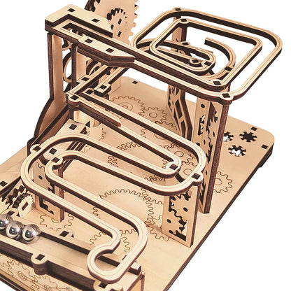 Children's Puzzle 3D Puzzle DIY Stone Thrower Manual Assembly Toy Mechanical Track Model