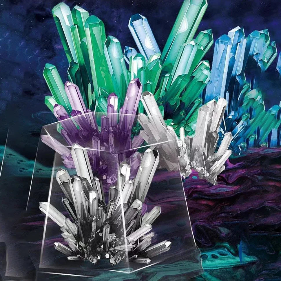 Magics Crystal Growing Kit Decoration Glass Crystal Science Experiments Puzzle And Stress Relief Kids Toy Educational Stimula