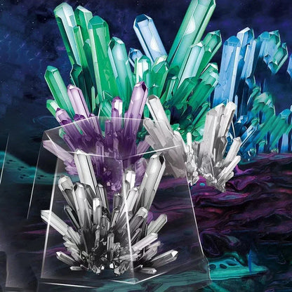 Magics Crystal Growing Kit Decoration Glass Crystal Science Experiments Puzzle And Stress Relief Kids Toy Educational Stimula