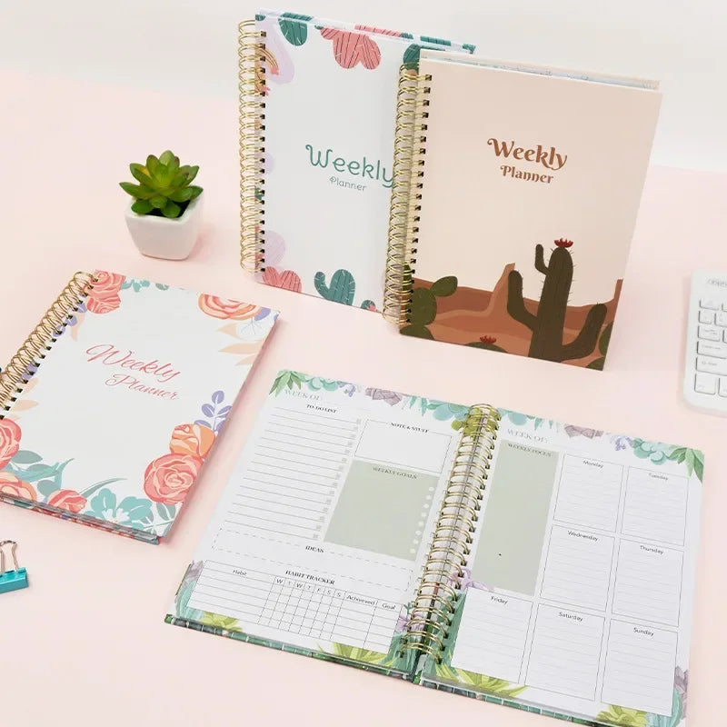 Daily Planner Notebook - Undated To Do List Task with Priorities,Mood Tracker,Notes,Suitable for Office, Home and School