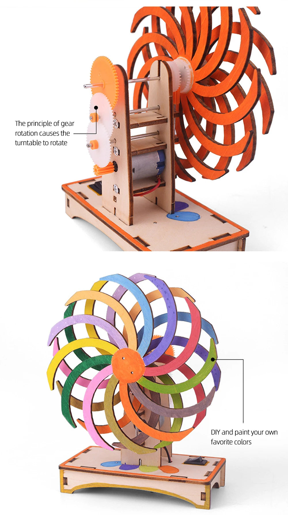 DIY Handmade Magic Window DIY Science Experiment Kit & Education Model Toy Physics Science Toys For Children Gift Toy Project