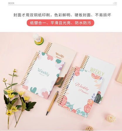 Daily Planner Notebook - Undated To Do List Task with Priorities,Mood Tracker,Notes,Suitable for Office, Home and School