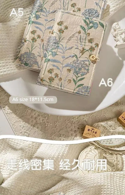 A6/A5 Book Retro Art High Value Exquisite Handheld Tent Small Personalized Creative Handheld Tent Gifts Flower pattern