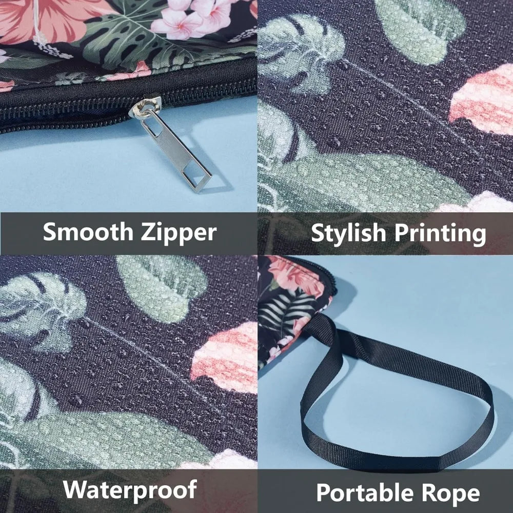 Flower Book Covers Butterfly Book Sleeve Book Protector for Paperbacks Washable Fabric Cloth Book Cover with Zipper and Extra