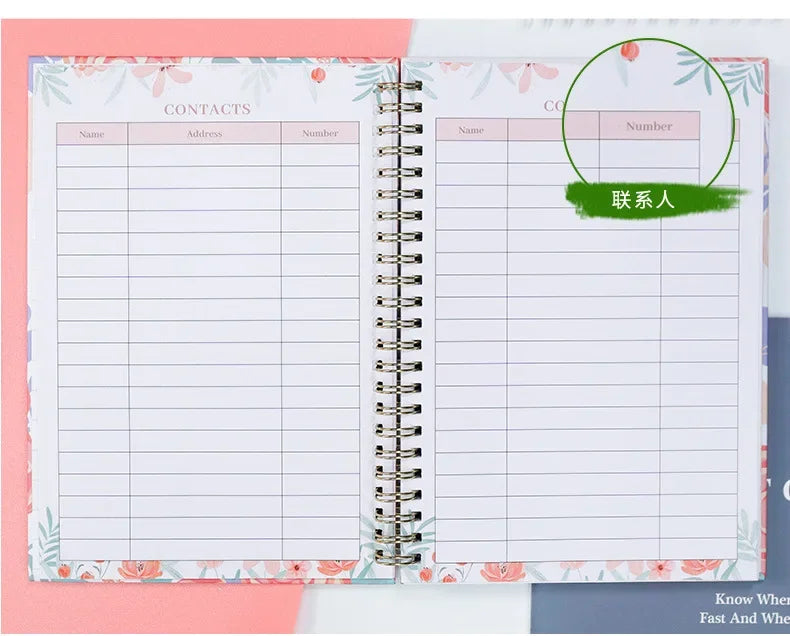 Daily Planner Notebook - Undated To Do List Task with Priorities,Mood Tracker,Notes,Suitable for Office, Home and School