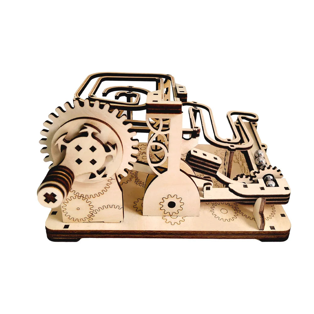 Children's Puzzle 3D Puzzle DIY Stone Thrower Manual Assembly Toy Mechanical Track Model