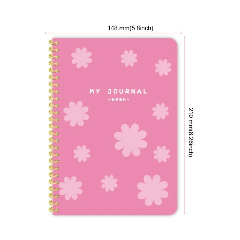 A5 Planner Journal with Daily List Habit Tracker