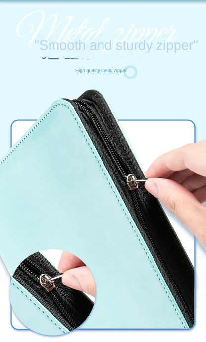 A5 100 Envelope Savings Challenge Zip Bag Loose-Leaf Binder Budget Binder With Cash Envelopes Money Organizer System