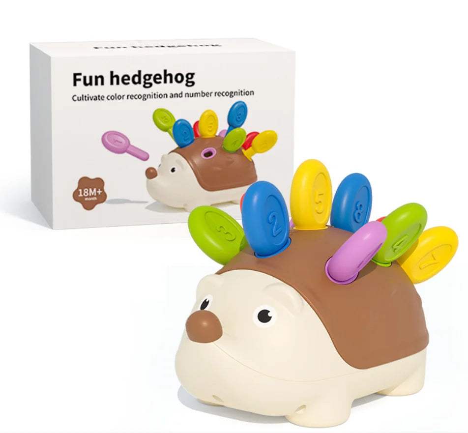 Hedgehog Montessori Baby Toys Hand-eye Coordination Fine Motor Training Develop Concentration Children Sensory Educational Toy