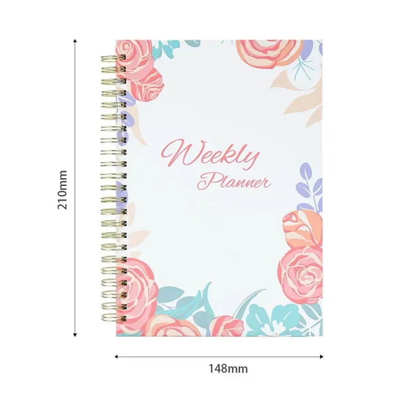 Daily Planner Notebook - Undated To Do List Task with Priorities,Mood Tracker,Notes,Suitable for Office, Home and School