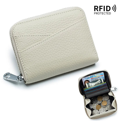 New Women Wallet Genuine Leather Card Holders Female Cowhide Wallets Fashion Small Portable Purses Cute Wallet Coin Bags Clutch