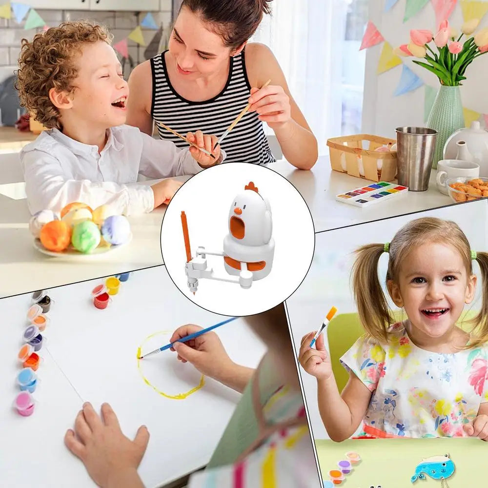 Drawing Robot For Kids Playtime Drawing Robot Educational Robot Drawer Toy Preschool Drawing Toy Includes 130 Drawing Cards