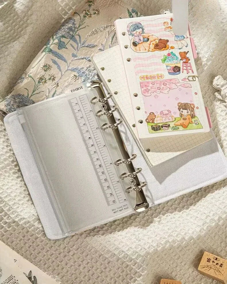 A6/A5 Book Retro Art High Value Exquisite Handheld Tent Small Personalized Creative Handheld Tent Gifts Flower pattern