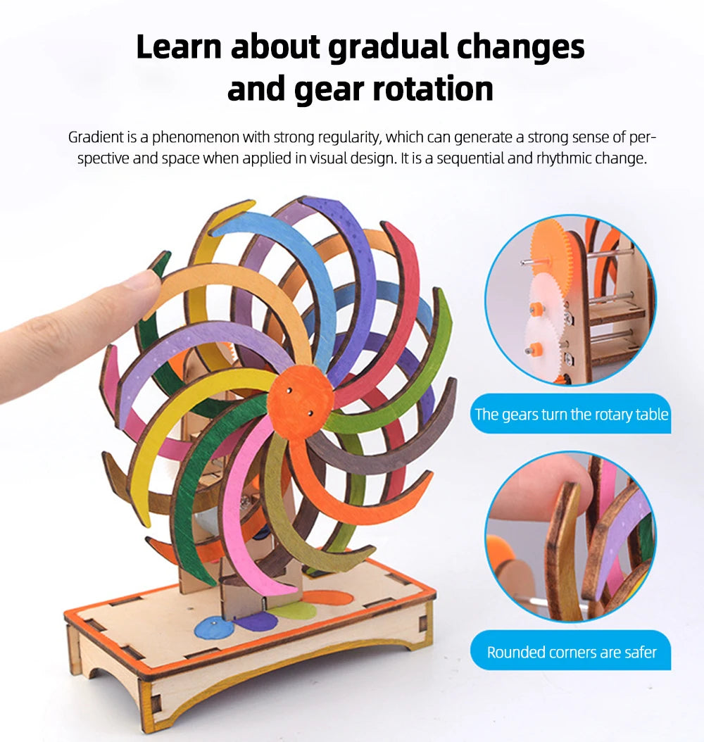 DIY Handmade Magic Window DIY Science Experiment Kit & Education Model Toy Physics Science Toys For Children Gift Toy Project