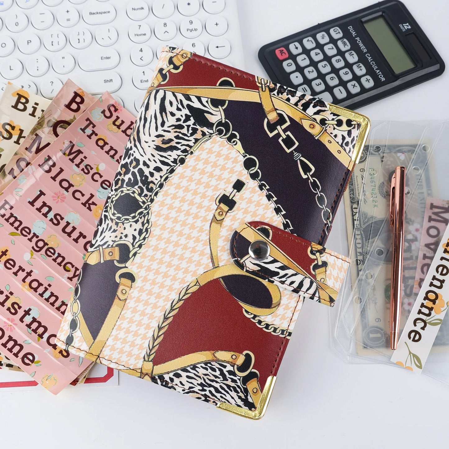 A6 Butterfly Macaroon Colorful PU Leather DIY Binder Notebook Cover Diary Agenda Planner Paper Cover School Stationery