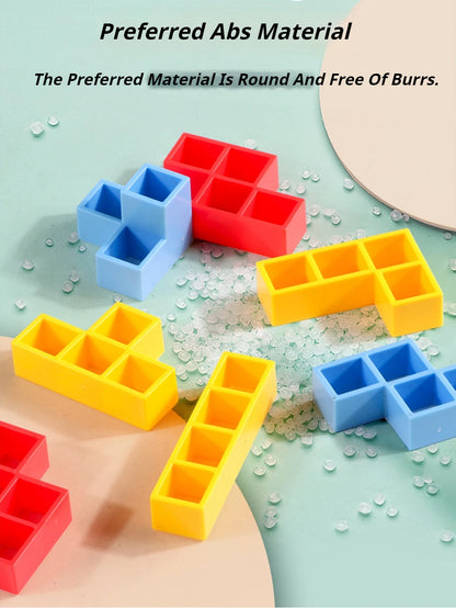 64 Kids Balance Building Blocks Toy Balance Stacked Tetra Tower Game Swing High Russian Building Blocks Stack Children Brick Toy