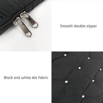 Laptop bag for macbook air 13 case 13-14 Inch puffy notebook pouch 15-16Inch Cute laptop sleeve 9-11 Inch Tablet Sleeve girl bag