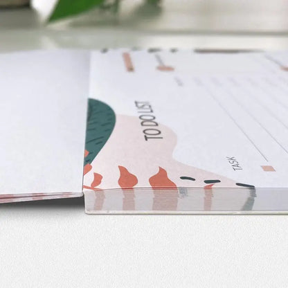 Magnetic Daily Planner Notepad 52 Sheets Tear-Off To-Do List Fridge Message Board Meal Planner Schedule Notebook for Home School