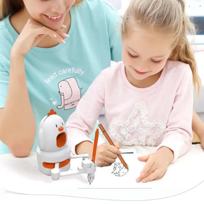 Drawing Robot For Kids Playtime Drawing Robot Educational Robot Drawer Toy Preschool Drawing Toy Includes 130 Drawing Cards