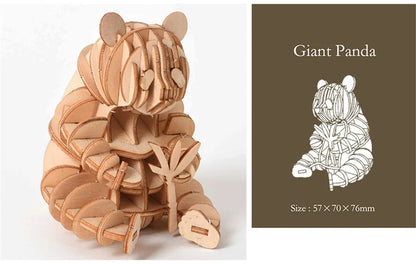 DIY Wooden Puzzle Model Animal Montessori Toys for Children Crafts Dachshund Skeleton Assembly Gifts Set for Kids Adults Teens