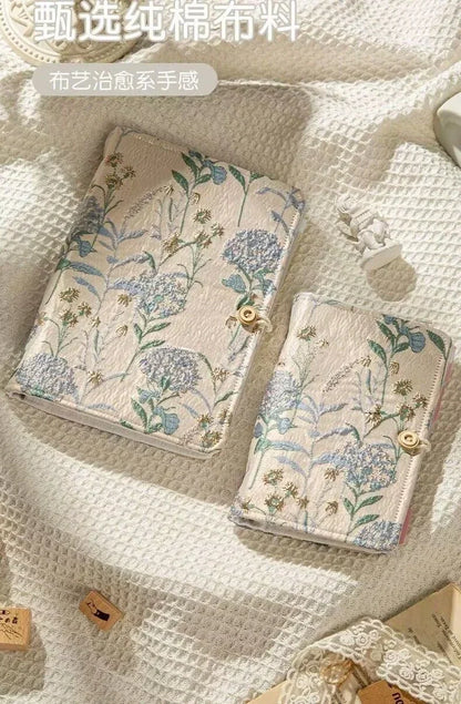 A6/A5 Book Retro Art High Value Exquisite Handheld Tent Small Personalized Creative Handheld Tent Gifts Flower pattern