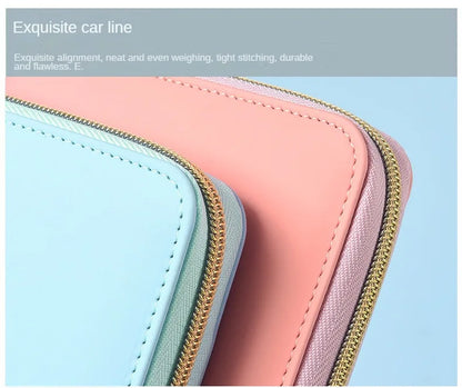 A5 Portable Zipper Notebook Cash Budget Envelope Wallet Envelopes Binder Note for Budgeting and Saving Money Only Cover
