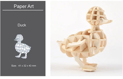 DIY Wooden Puzzle Model Animal Montessori Toys for Children Crafts Dachshund Skeleton Assembly Gifts Set for Kids Adults Teens