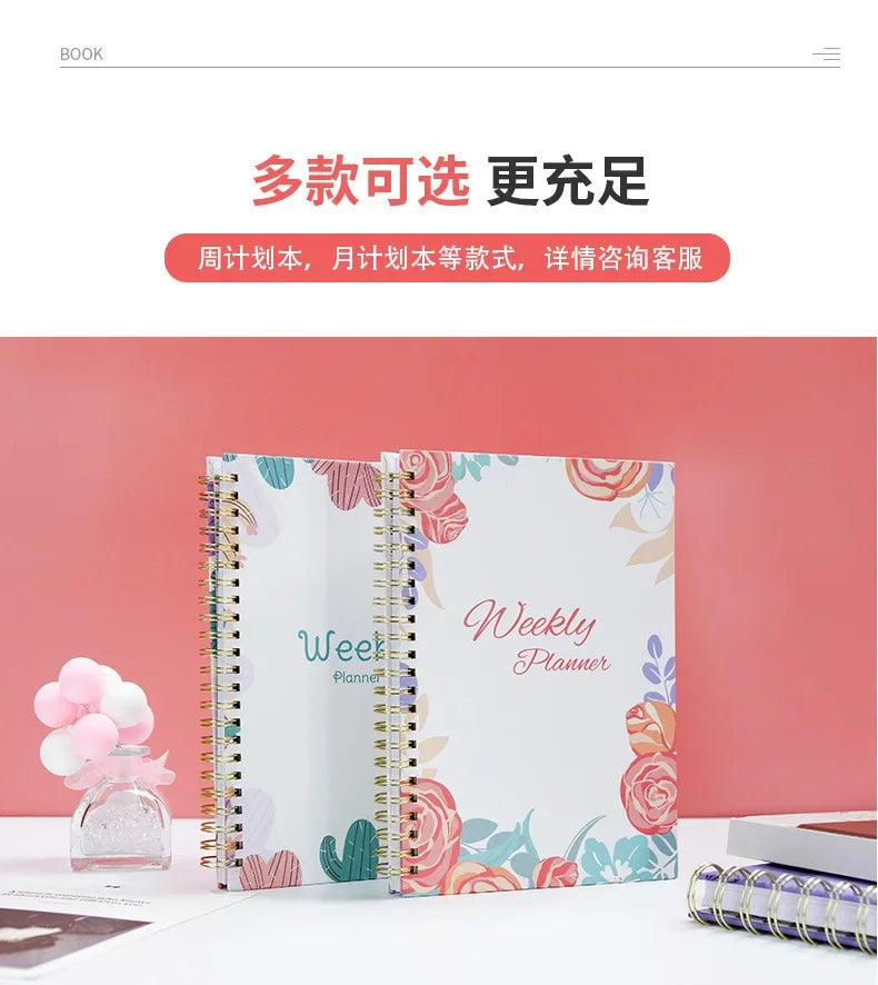 Daily Planner Notebook - Undated To Do List Task with Priorities,Mood Tracker,Notes,Suitable for Office, Home and School