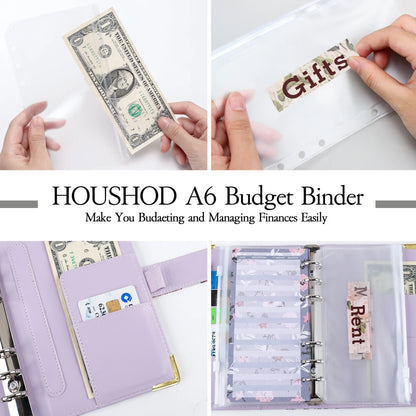 A6 Butterfly Macaroon Colorful PU Leather DIY Binder Notebook Cover Diary Agenda Planner Paper Cover School Stationery