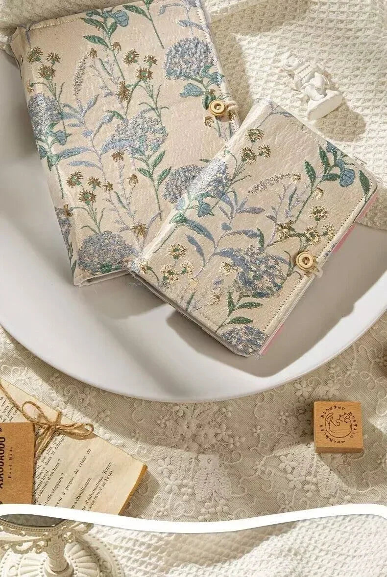 A6/A5 Book Retro Art High Value Exquisite Handheld Tent Small Personalized Creative Handheld Tent Gifts Flower pattern