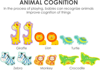 Baby Wooden Toys Threading Rope Games Matching Sorting Logic Thinking Fine Motor Montessori Educational Puzzle Toy Kid's Gifts