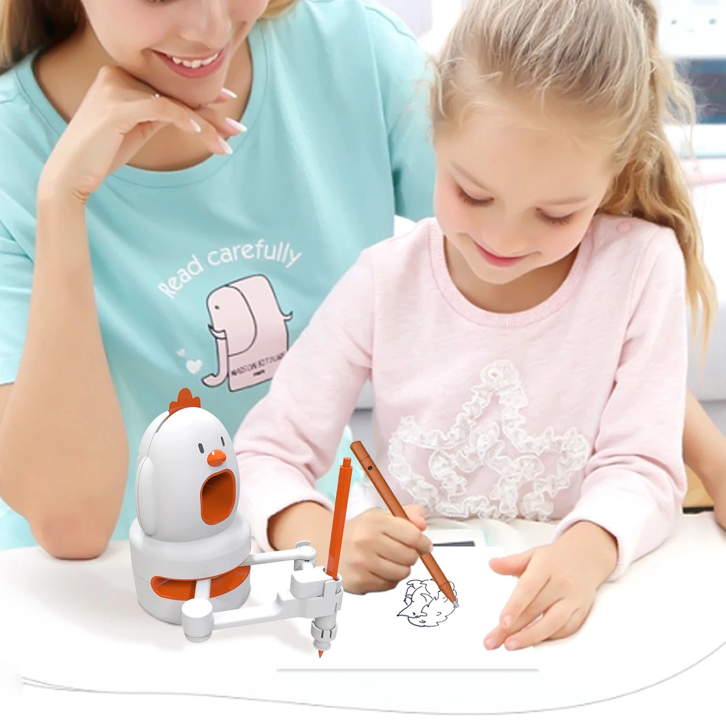 Drawing Robot For Kids Playtime Drawing Robot Educational Robot Drawer Toy Preschool Drawing Toy Includes 130 Drawing Cards