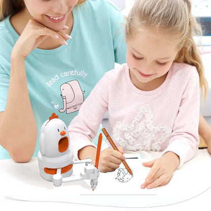 Drawing Robot For Kids Playtime Drawing Robot Educational Robot Drawer Toy Preschool Drawing Toy Includes 130 Drawing Cards
