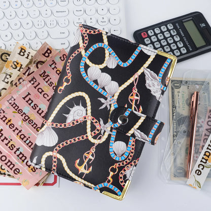 A6 Butterfly Macaroon Colorful PU Leather DIY Binder Notebook Cover Diary Agenda Planner Paper Cover School Stationery
