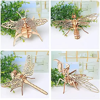 DIY Wooden Puzzle Model Animal Montessori Toys for Children Crafts Dachshund Skeleton Assembly Gifts Set for Kids Adults Teens