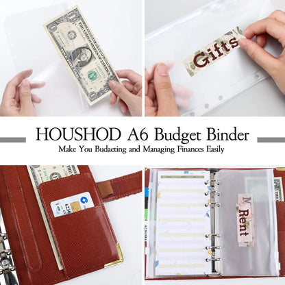A6 Butterfly Macaroon Colorful PU Leather DIY Binder Notebook Cover Diary Agenda Planner Paper Cover School Stationery
