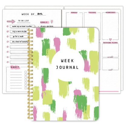 A5 Planner Journal with Daily List Habit Tracker