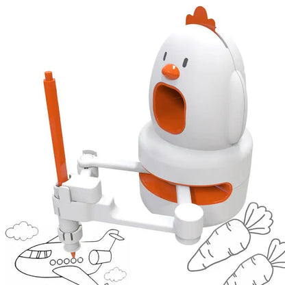 Drawing Robot For Kids Playtime Drawing Robot Educational Robot Drawer Toy Preschool Drawing Toy Includes 130 Drawing Cards