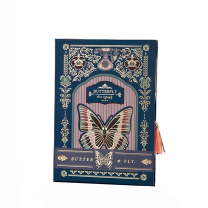 Creative Hand Ledger Gothic Butterfly Notebook Retro Stationery Diary Book Vintage Hardcover Notepad Student