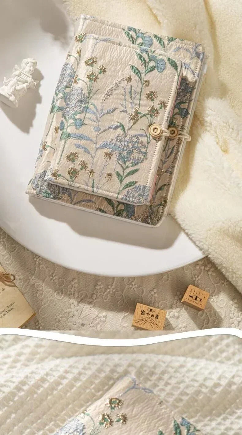 A6/A5 Book Retro Art High Value Exquisite Handheld Tent Small Personalized Creative Handheld Tent Gifts Flower pattern
