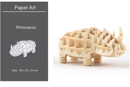 DIY Wooden Puzzle Model Animal Montessori Toys for Children Crafts Dachshund Skeleton Assembly Gifts Set for Kids Adults Teens