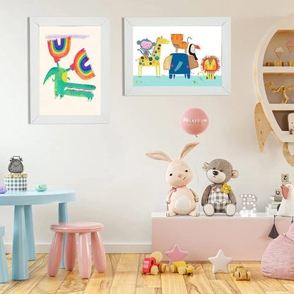 Kids Art Frames Magnetic Front Open Changeable Display Home Decor Kids Frametory For Poster Photo Drawing Paintings Pictures NEW