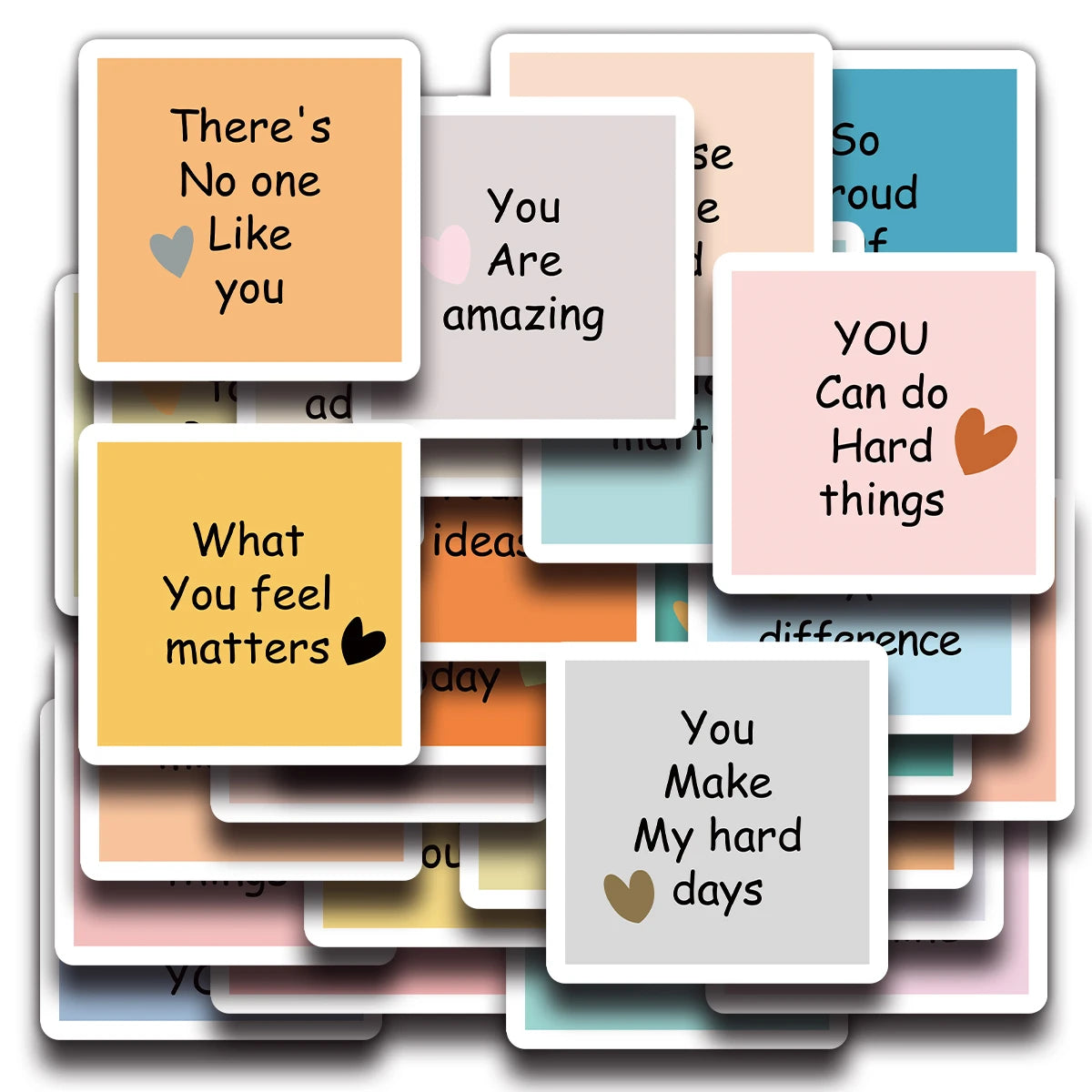 30pcs Motivational Cards with Inspirational Quotes,You Can Do Anything, Affirmation Cards for Him Her Mini Note Cards for Friend