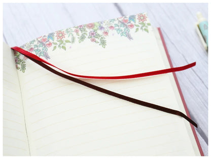 Hardcover Thick Notebook Coloring Illustrated 148 Sheets Coloring Illustrated  Beautiful Butterfly Diary Student Notepad ﻿