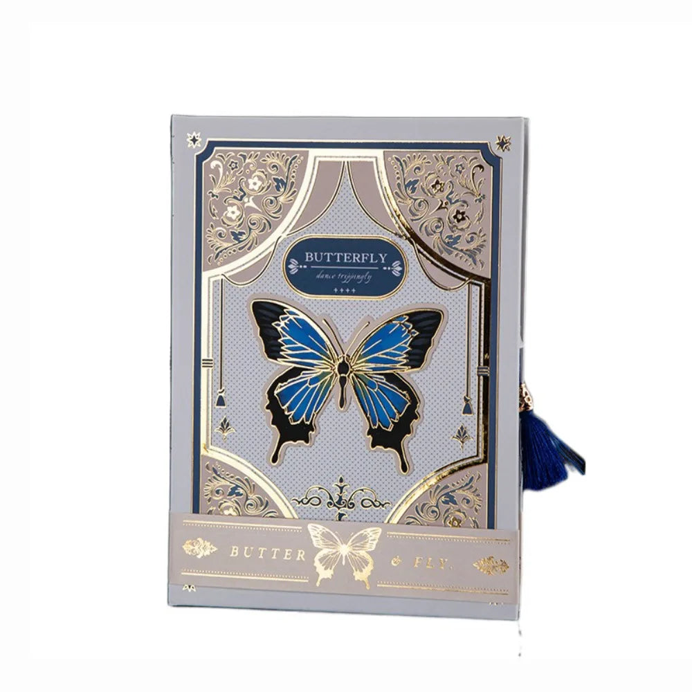 Creative Hand Ledger Gothic Butterfly Notebook Retro Stationery Diary Book Vintage Hardcover Notepad Student