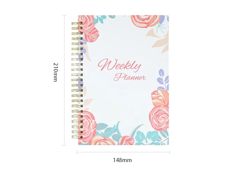 Daily Planner Notebook - Undated To Do List Task with Priorities,Mood Tracker,Notes,Suitable for Office, Home and School