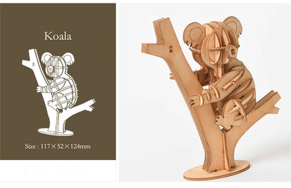 DIY Wooden Puzzle Model Animal Montessori Toys for Children Crafts Dachshund Skeleton Assembly Gifts Set for Kids Adults Teens
