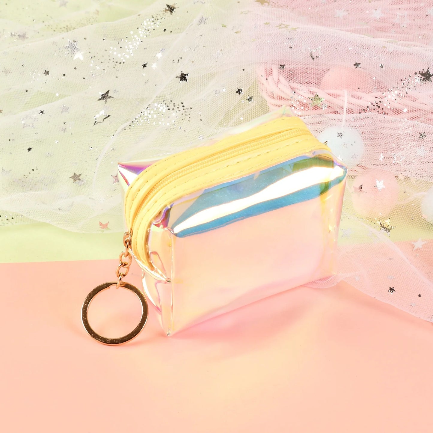 Transparent Women Coin Purse Zipper Cute Credit Card Holder Small Wallet Female Girl Lipstick Key Coin Storage Purses Pouch Bags